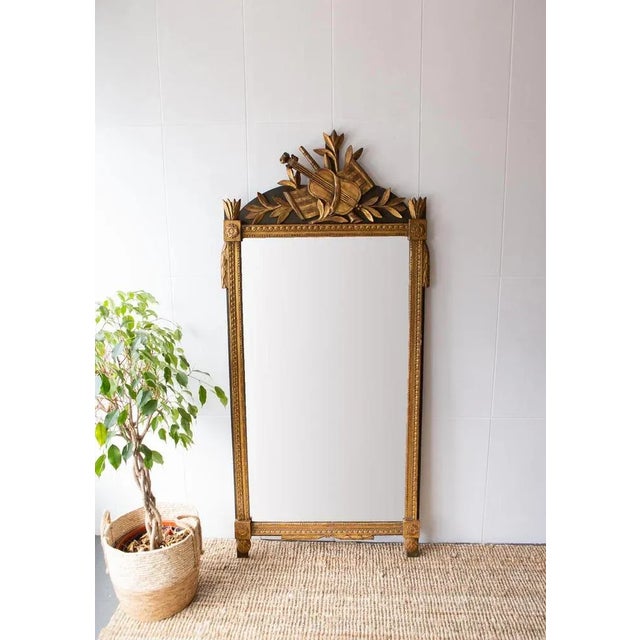 Antique French Louis XVI Style Mirror, 1900s For Sale - Image 11 of 11