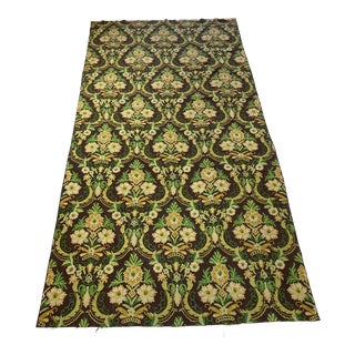 Vintage Embroidery Fabric Fragment For Sale