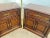 1980s Drexel Heritage Laureate Nightstands End Tables Double Door Cabinet, Drawer Pair For Sale - Image 9 of 13