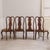 Brown Antique Queen Anne Chairs in Wood, 1890s, Set of 4 For Sale - Image 8 of 9