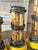 Set of Three Vintage Scorched Bamboo and Rattan Wrapped Candlesticks For Sale - Image 4 of 12