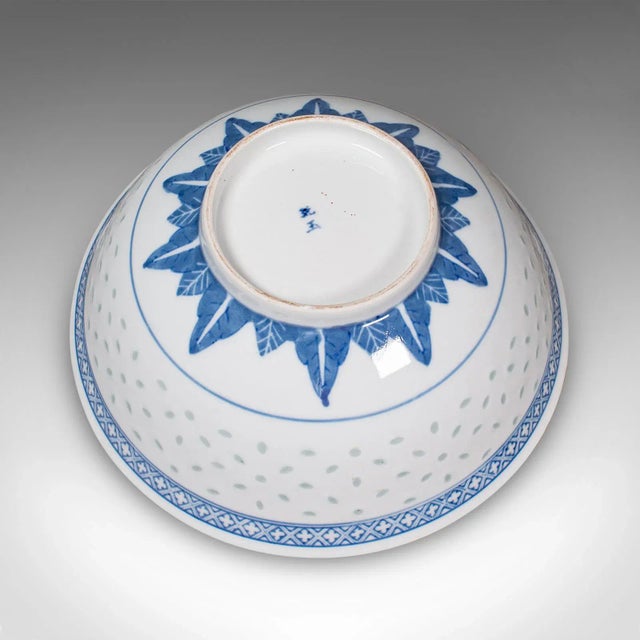 Vintage Display Bowl, Oriental Ceramic, Decorative, Serving Dish, Art Deco, 1930 For Sale - Image 4 of 10