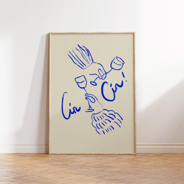 2020s Contemporary Naive Lines Giclee Print For Sale - Image 5 of 5