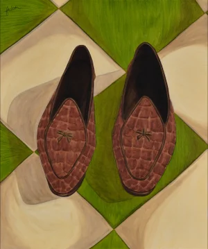 "Mr. Uptown" Contemporary Original Realist Still Life Print by Daniel Falcón