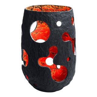 Black Candle Lantern by Donatas Zukauskas For Sale