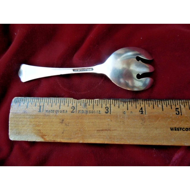 Arts & Crafts Rare 1912 Wallace Sterling Silver Arts & Crafts Carmel Baby/Child Ice Cream Fork - No Mono For Sale - Image 3 of 4