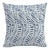 20" Decorative Pillow in Blue Snake Skin For Sale