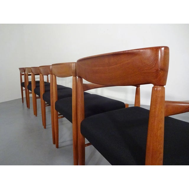 Danish Teak Dining Chairs by H. W. Klein for Bramin, 1960s, Set of 6 For Sale - Image 12 of 18