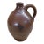 Antique Americana Primitive Redware Jug / Whiskey Jug — 9" Hand-Thrown For Sale
