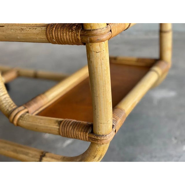 Vintage Bamboo Trolley, 1940s For Sale - Image 18 of 18