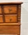 Wood Vintage Full Size Bookcase Headboard For Sale - Image 7 of 9