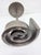 Large Brutalist Bronze Candlestick with Snail Base by Manfred Bergmeister, 1970s For Sale - Image 6 of 9