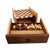 Handmade Chessboard with Chess Pieces by Giuseppe Deepak Benti, Set of 33 For Sale - Image 6 of 7