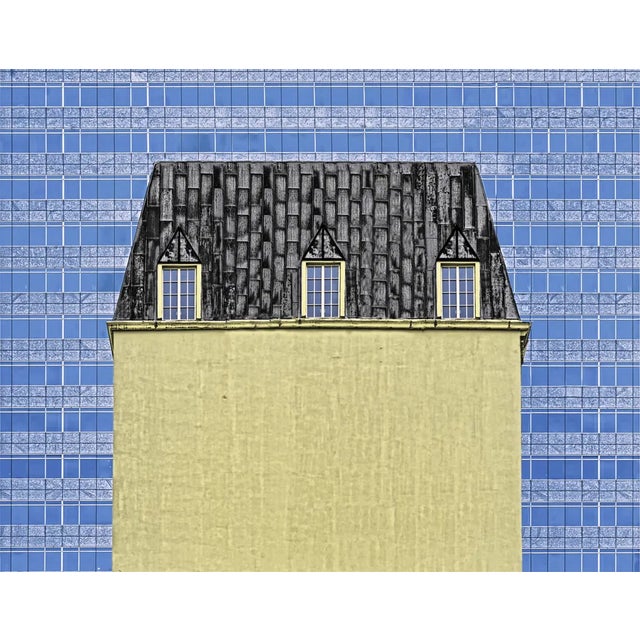 John C. Magee, Yellow Concrete Symmetry, Photographic Paper For Sale