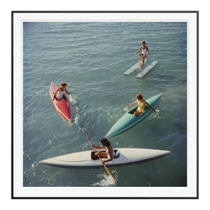 Lake Tahoe Trip 1959 by Slim Aarons Framed C-Print