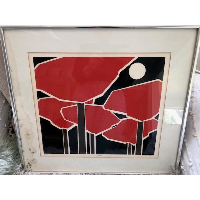 Two Signed and Numbered Dienstag Serigraphs - 1970's- Set of 2 For Sale - Image 9 of 12