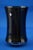 Vintage Vase in Black Smoked Glass from the Gral Crystal Manufactory, Germany, 1950s For Sale - Image 3 of 18