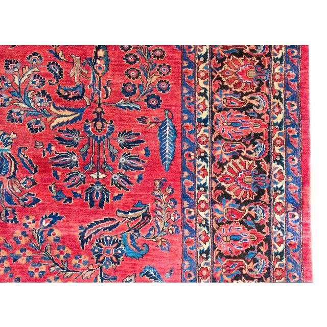 Early 20th Century Persian Sarouk Rug For Sale - Image 4 of 15
