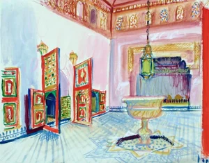 Ca. 1950 Colorful Moroccan Interior by Notable Set & Costume Designer Andre Delfau