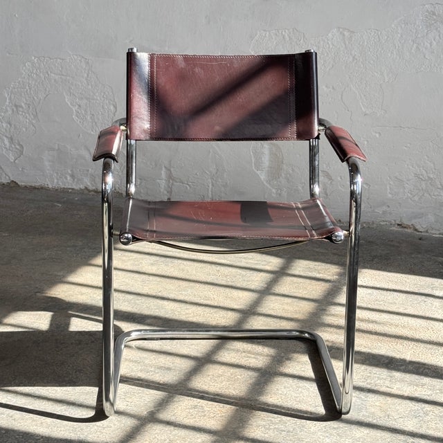 MG5 Leather Chair by Matteo Grassi, 1970 For Sale - Image 6 of 16