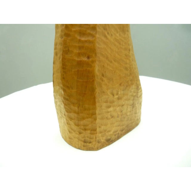 Wood Anthroposophical Limewood Candleholder, 1930s For Sale - Image 7 of 12
