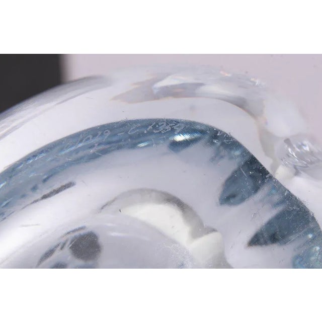 Art Deco Swedish Art Crystal Vase from Strömbergshyttan, 1930s For Sale - Image 11 of 12