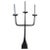 Mid 20th Century French Modern Wrought Iron Three -Light Candelabra Floor Lamp For Sale - Image 12 of 12
