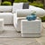 2020s Saltwater Concrete Side Table For Sale - Image 5 of 11