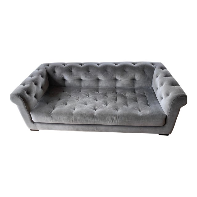 Restoration Hardware Modena Chesterfield Sofa | Chairish