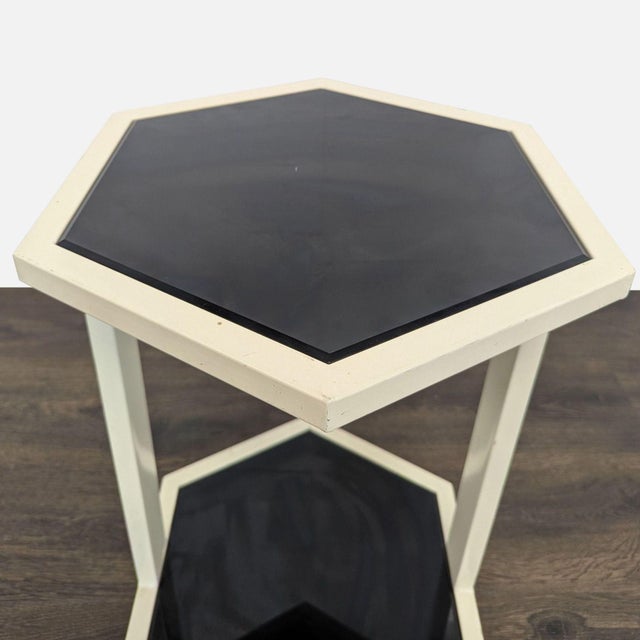 Pair of Nate Berkus Hexagon Side Tables For Sale In San Francisco - Image 6 of 7
