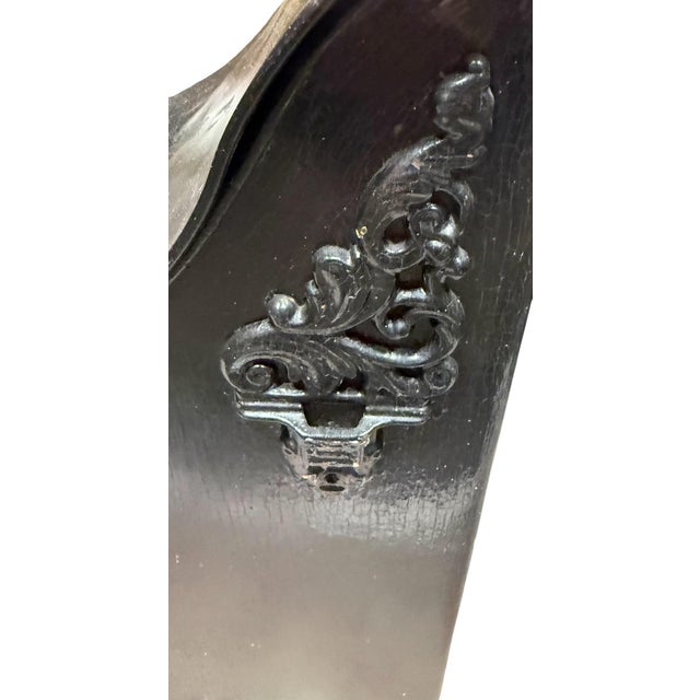 Antique, Victorian, Heavy Metal Coal Scuttle With Removable Bin For Sale - Image 9 of 12