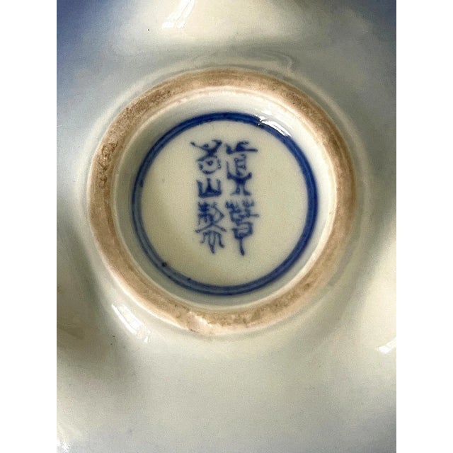 Early 20th Century Makuzu Kozan Japanese Meiji Period Glazed Ceramic and Silver Koro Incense Burner For Sale - Image 9 of 13