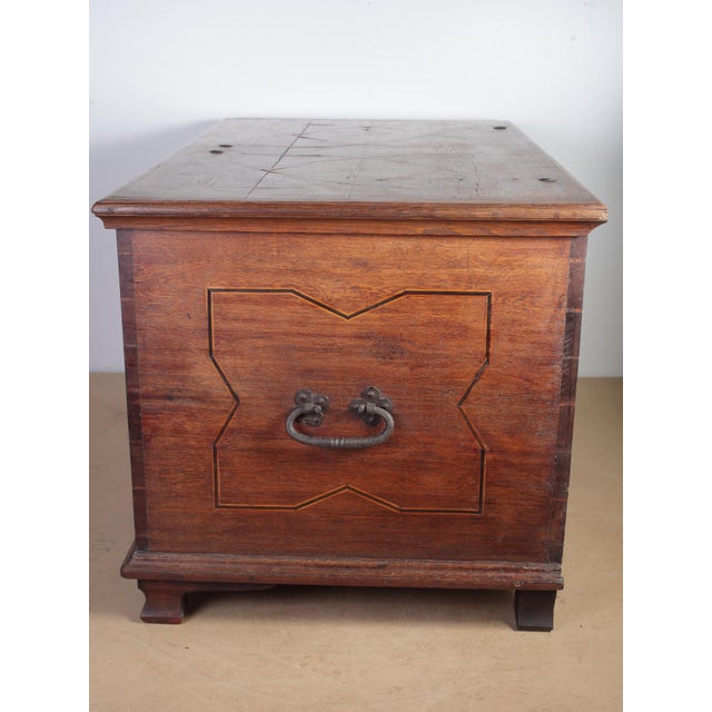 Baroque Antique Baroque Oak Chest, 1750s For Sale - Image 3 of 18