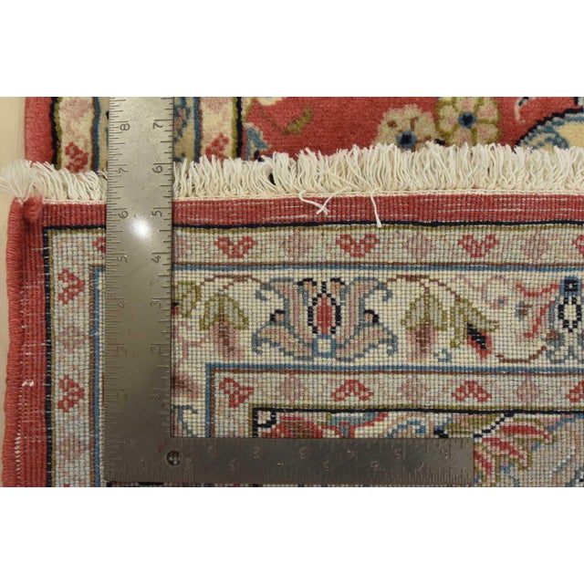 Yazd Runner 2’11” X 13′ Pink Wool Vintage Traditional Hand-Knotted Rug For Sale - Image 13 of 13