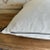 French Stone Washed Linen Accent Pillow With Down Feather Insert For Sale - Image 4 of 6