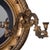 Gold Regency Giltwood Convex Girandole Mirror For Sale - Image 8 of 11