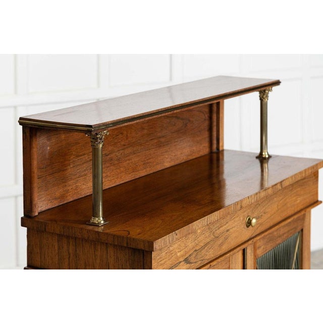 English Regency Rosewood Chiffonier, 1800s For Sale - Image 12 of 16