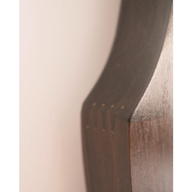 1960s Mid-Century Modern Wall Mirror in Teak, Italy, 1960s For Sale - Image 5 of 6
