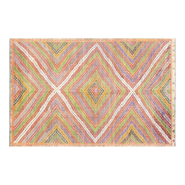 1960s Turkish Kilim For Sale