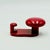 1970s Modern Wall Hooks in Glossy Red by Carlo Bartoli, 1970s, Set of 2 For Sale - Image 5 of 11