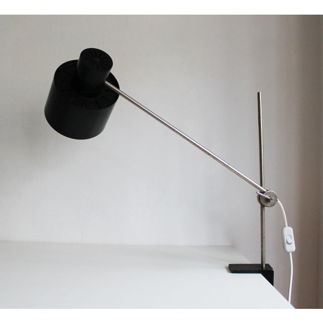 Plastic Commissar Table Lamp by Jan Suchan Elektrosvit Nové Zámky, Former Czechoslovakia, 1968 For Sale - Image 7 of 15