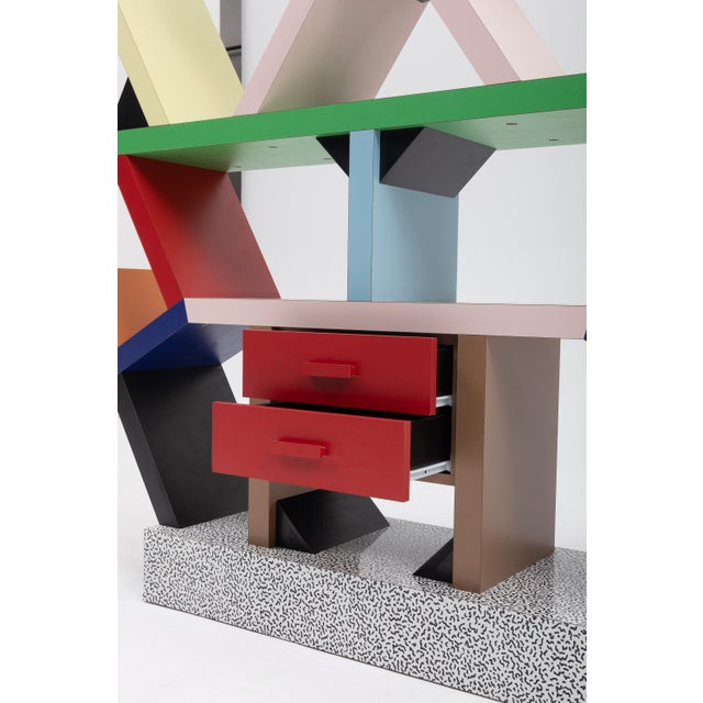 Ettore Sottsass Carlton Room Divider for Memphis Milano, 1981 - Original Vintage Example For Sale - Image 12 of 18