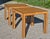 Square Maple and Brass Coffee Tables, Italy, 1980s, Set of 2 For Sale - Image 6 of 13