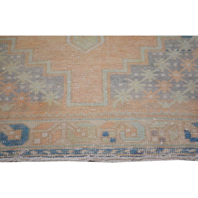 Vintage Turkish Anatolian Hand Knotted Wool Rug, 3'10''x7'9'' For Sale - Image 4 of 5