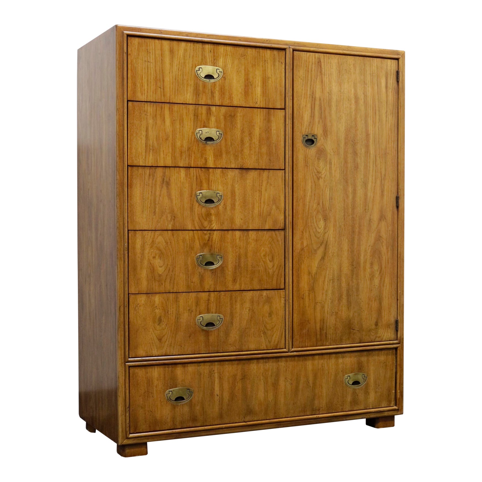 Drexel Heritage Passage Campaign Style Gentleman's Chest Chairish