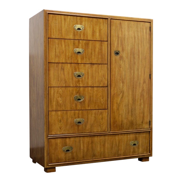 Drexel Heritage Passage Campaign Style Gentleman's Chest Chairish