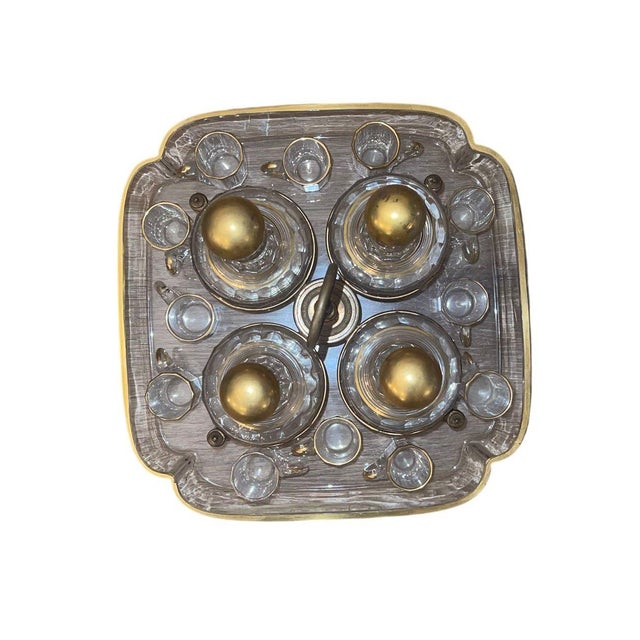 Glass 19th Century French Baccarat Crystal Cave À Liqueur Tantalus Set - Set of 12 For Sale - Image 7 of 7