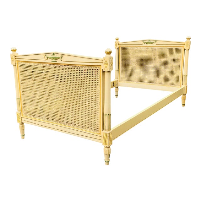 Antique French Cane Bed Chairish