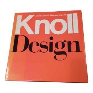 1st Edition 1981 Unused Iconic MCM "Knoll Design" Book by Eric Larrabee and Massimo Vignelli For Sale
