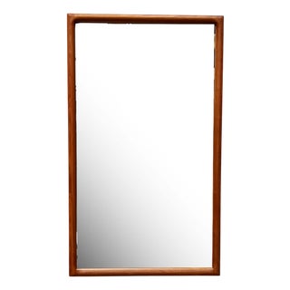 Mid-Century Modern Danish Teak Mirror from Vildbjerg Møbelfabrik, 1960s For Sale